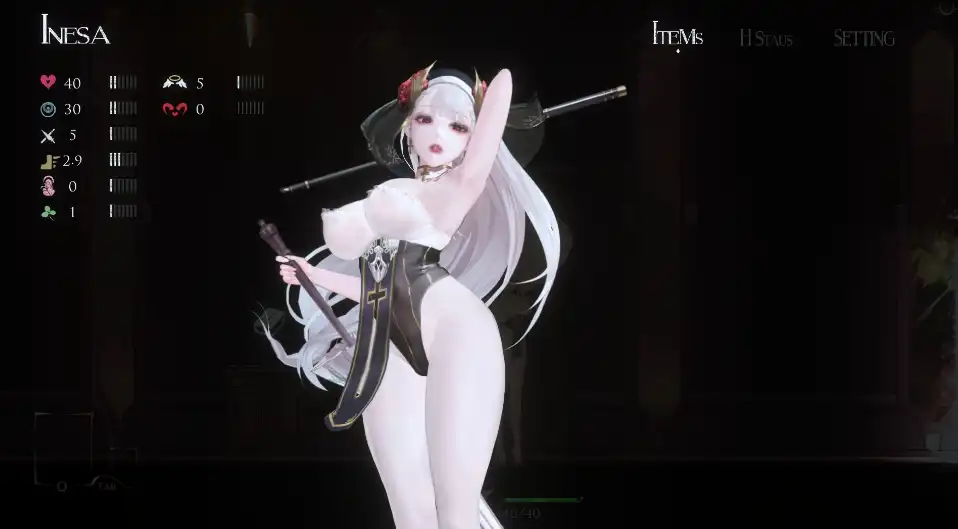 【PC/究极ACT】神作预定:棘罪修女-伊妮莎 V0.7.5 官方中文步兵版【白丝高跟/3.7G/中文/全动态】