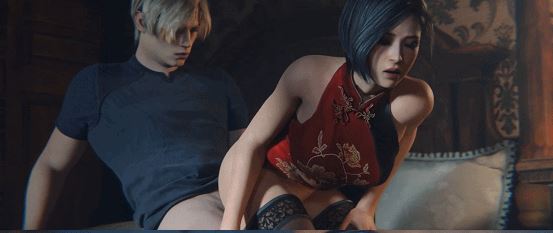[3D同人视频/无修/CV] Aries’ Possession 4月新作：Ada & Leon 艾达王 性感黑丝旗袍女神骑乘后入爆肏 [2.3G]-萌玩ACG