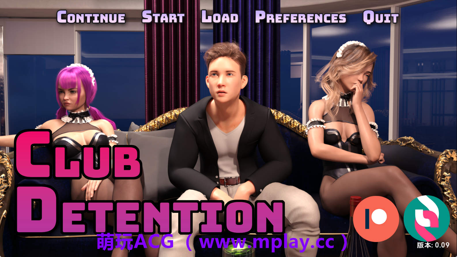 【PC+安卓+IOS/欧美SLG】俱乐部拘留v0.9赞助 AI版【2.39G/更新/汉化/动态】-萌玩ACG